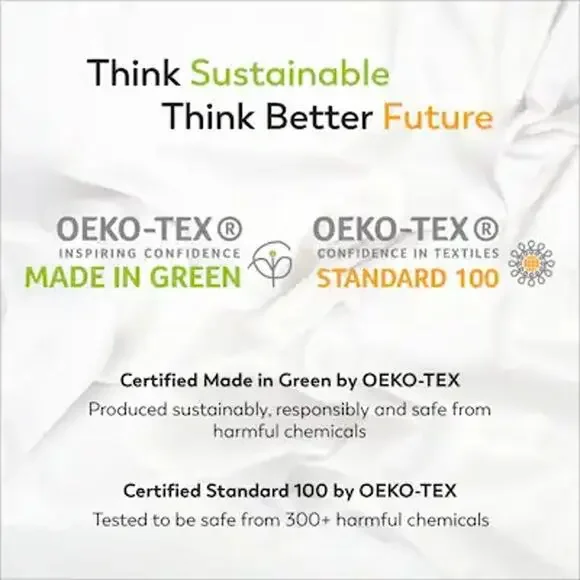 Purity Home Organic 100% Cotton Eco Friendly & Breathable Sheet Set Green Queen - Picture 3 of 7